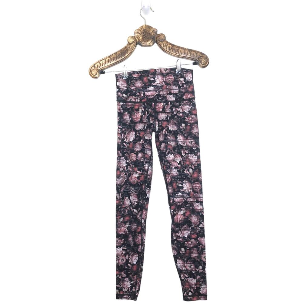 Lululemon Wunder Under Hi-Rise Tight Nulux Legging Peony Floral Pattern 8